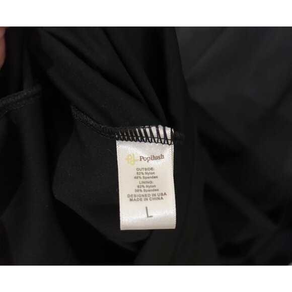 NWOT Popilush Shapewear Long Sleeve Boat Neck Sculpting Midi Dress, $125 Retail - Picture 8 of 9